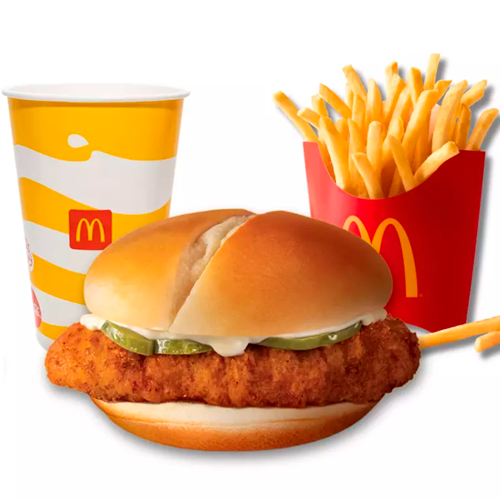 Combo Med. Crispy Chicken Sandwich classic